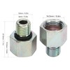 2 Pcs Turbo Oil Feed Line Connector Joint Turbine Supply