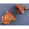 HAND CARVED MINI ENRO BOX - FROG