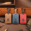 ontto Leather Key Fob Cover Keyring for Volvo xc60 xc90