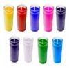 CEB 10 Piezas Veladora De Vaso 100 Liso