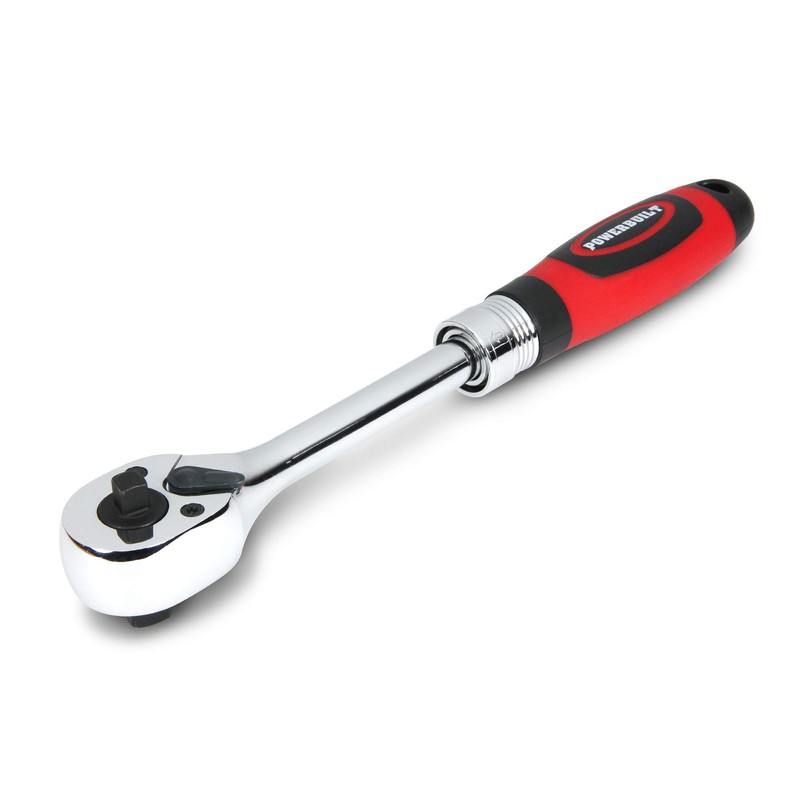Powerbuilt Dual Size Extendable Ratchet, 1/4-Inch and 3/8-Inch Drive, 72