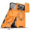 MRRSIWEI for Apple 17 Pro Max Case with Slide Camera.Slide