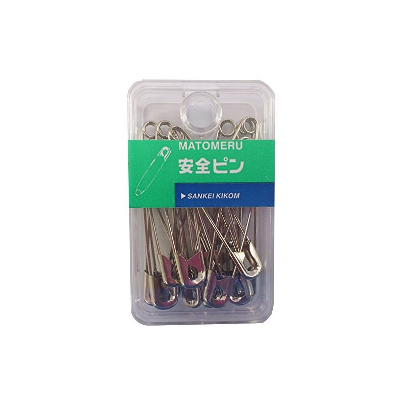 Suncake Com Safety Pin No.5 MPAN-5 Silver 18 Pieces