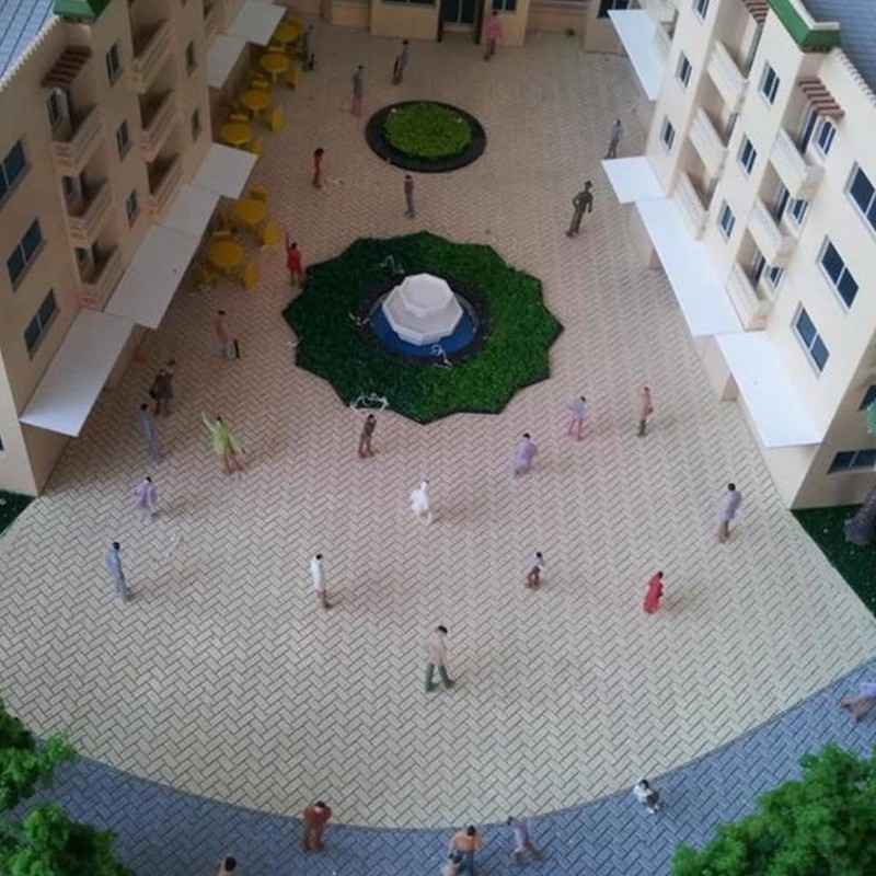Alnicov 90PCS 1:75 Painted Figures for Model Trains scale sitting