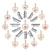 DATOUQI Zodiac Sign Charm for Bracelets and Necklaces Rose Gold