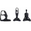 NxInnoX Meditation Yoga Statues 3pcs, Resin Zen Yoga Figurines for
