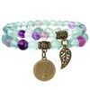 Farfume Chakra Bracelet, Real Stones Gemstone Bracelet for Women, Stone,