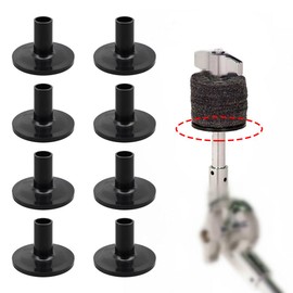 Cymbal Sleeves,Cymbal Covers for Drum Cymbal Stand,Plastic Cymbal Sleeves,Shelf Drum Kit,Plastic Long Cymbal Sleeves with Flange Base,Plastic Cymbals Replacement for Musical Instruments Accessory,10PC