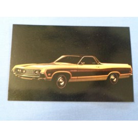 NOS 1970 Ford Ranchero Squire Post Card postcard Ultimate Luxury Personal Pickup