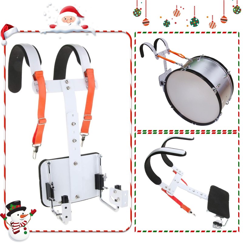 Tceapoo Snare Drum Carrier, Adjustable Snare Drum Strap Marching Band