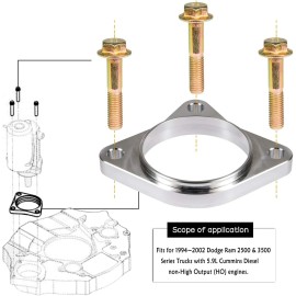 Starter Spacer with Bolts Kit For Dodge 5.9L Cummins 1994-2002 - 5 Speed