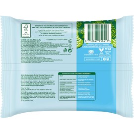 SIMPLE, Toallitas Micelares Biodegradables, 20 piezas