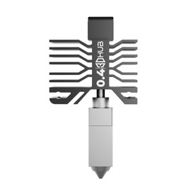 3DHUB Maker Series Replacement Hotend with Titanium heatbreak for Bambu Lab X1/P1 Series 3D Printers (Plated Copper, 0.60mm, Thermal Conductivity: 330 W/m·k Mohs Hardness: 6.0)