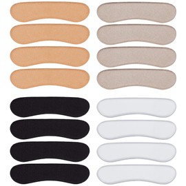 DELORIGIN 8 Pairs of Sandal Straps Padded Strips Heel Grips Inner Shoe Insert for Too Large Shoes Inner Shoe High Heel Slip Pads Heel Cushion Protection for Loose Shoes