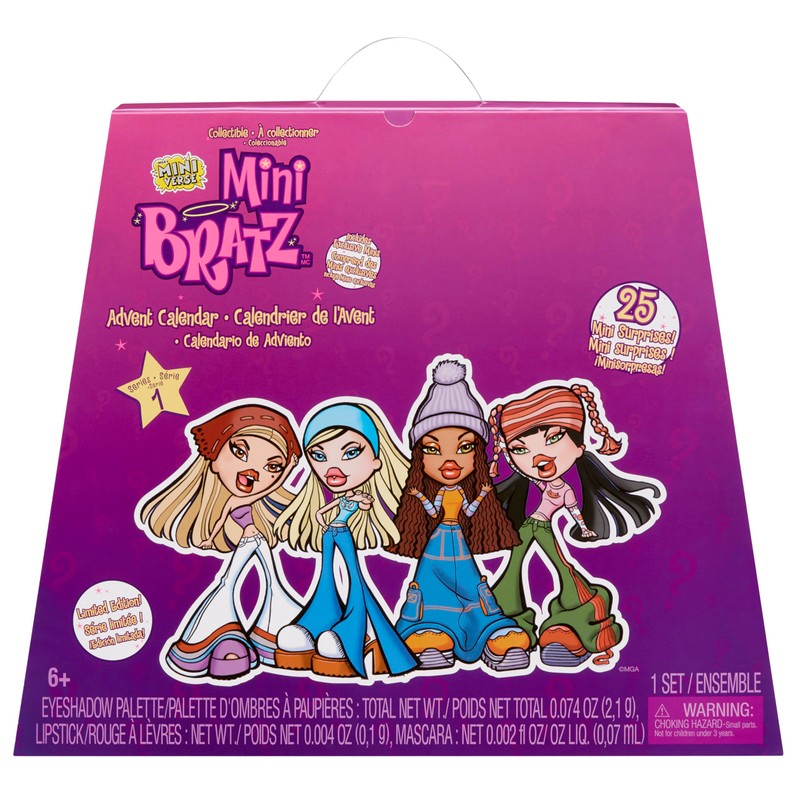 MGA's Miniverse Bratz Minis Advent Calendar - 25 Surprises, Y2K