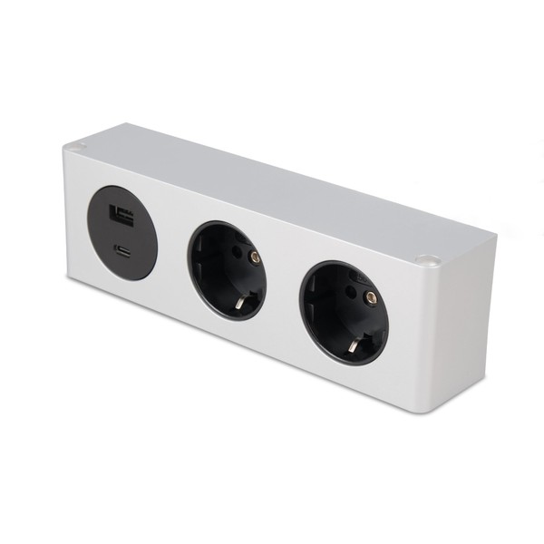 kalb Furniture USB Charging Station, Under-Unit Mounting, Versatile Power Box