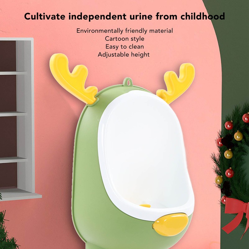 Cartoon Potty Training Urinal Adjustable Wall Mounted Standing Potty Practice
