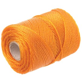 Faithfull FAI3250 Orange Poly Heavy-Duty Brick Line String 250M (820ft) Breaking Strength 27kg