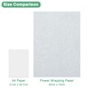 M METERXITY 18-Sheet Flower Wrapping Paper, Waterproof Floral Wrapping Tissue