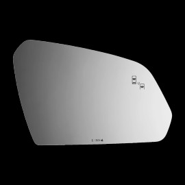 Burco Mirror Glass Replacement Fits 2015-2017 Hyundai Sonata Blind Spot - 4581B