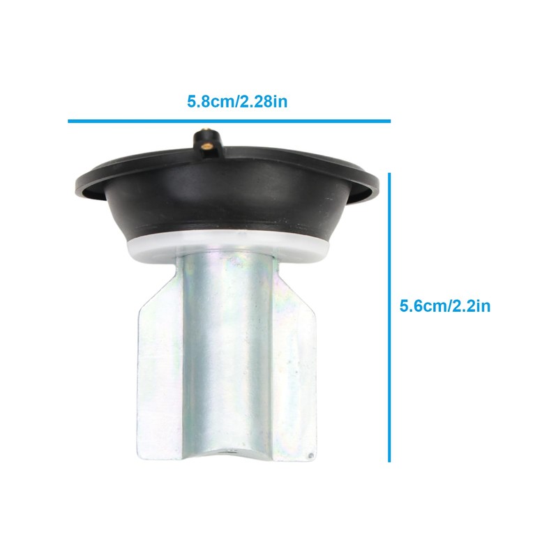 2Pcs Carburetor Vacuum Diaphragm Valve Slide Compatible with Kawasaki Brute
