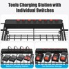 CCCEI Black Power Tool Organizer Wall Mount, Large Tools and