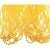 Zugar Land 33" Round Metallic Gold Beads Mardi Gras Necklaces