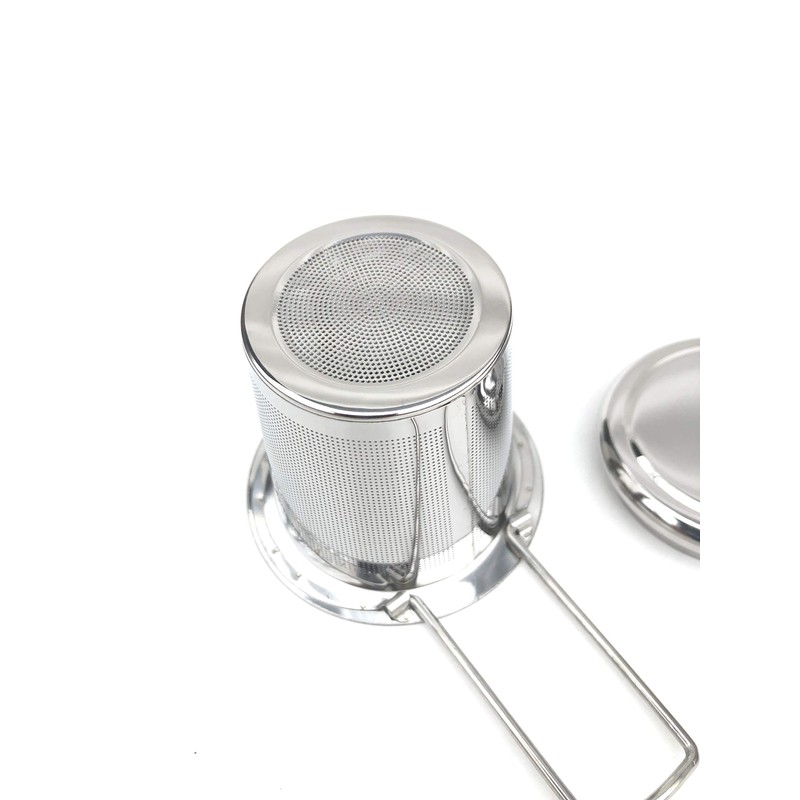 Infusor de té de hojas sueltas de acero inoxidable con