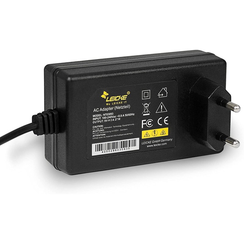 LEICKE Ull Universal Power Supply, 5.5 x 2.5 mm Plug