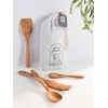 Darido Olive Wood Cooking Utensils Set of 3 with Extra