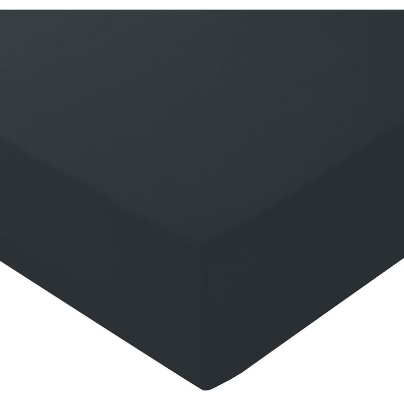 Extra Deep Fitted Sheets 16"/40CM Deep 14 Colours (Double, Charcoal)