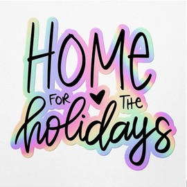 Holographic Decal Stickers of Home Holidays Premium Waterproof Vinyl Decal Stickers for Laptop Phone Accessory Helmet Car Window Mug Tuber Cup Door Wall Decoration ANDVER3g8236bHO