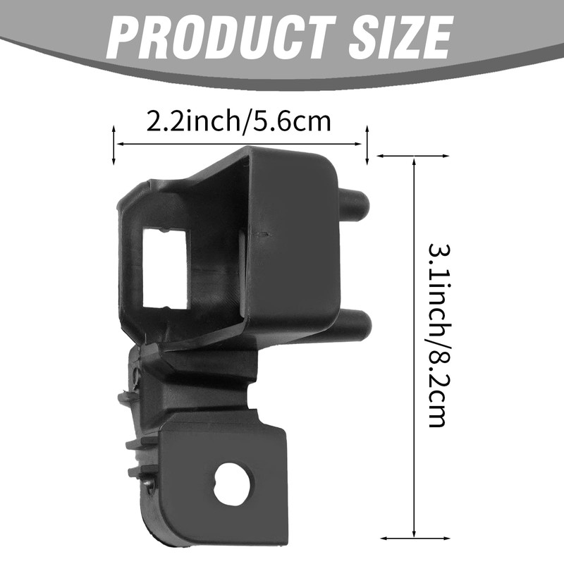 LIDSCURA 2Pcs DS7Z-13A005-A Headlight Mount Brackets Support Set, Replacement for