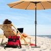 Dolibest Beach Umbrella Sand Anchor, Heavy-Duty Steel Beach Umbrella Holder