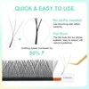 NAGARAKU W Shape Eyelash Extension 3D VolumeCluster Premade Fans Eye