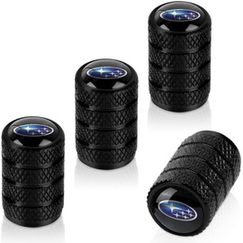 4pcs Tire Valve Stem Caps for Subaru Series Metal Car Wheel Air caps, Auto Valve Stem Caps Accessories