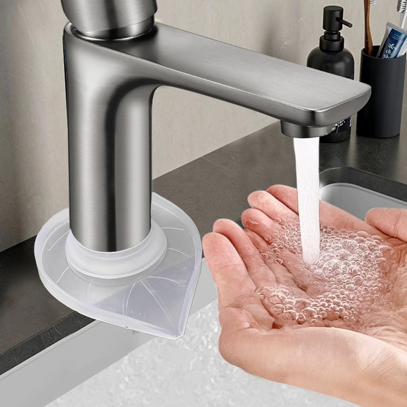 Silicone Faucet Mat Kitchen Tap Sink Countertop Protector Clear Compact