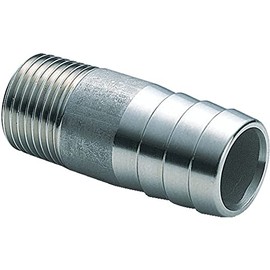 Flowbal Stainless Steel Threaded Fitting Round Hose Nipple VRHN-02 1/4x13.5