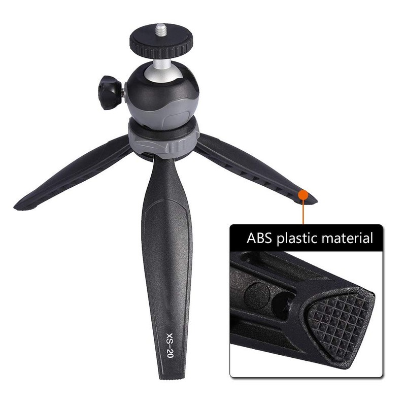 Camera Mini Tripod, ABS Plastic Tripod with 360 Degree Removable