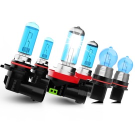 SPBRTBUB compatible with Chevy Tahoe 2016 2017 2018 2019 2020 Lights Headlight Bulbs,9005/HB3/H10 High Beam + h8/h9/h11 Low Beam, PSX26W fog lights, Pack of 6