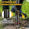 Bulb Planter Tool - 33" Long Handle Sod Plugger Lawn