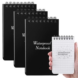 2PCS Waterproof Notepad Set – Pocket Notepad, Small Top Spiral Stone-Paper Notepad All-Weather Pocket Notebooks, Mini Pocket Notebook Durable Stone Paper, Ideal for Outdoor Activities and Travel