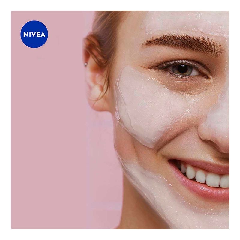 Gel Limpiador Exfoliante Facial NIVEA Agua De Rosas y Ácido