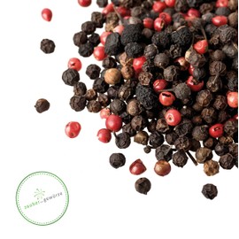 Zauber der Gewürze Deluxe Gourmet Pepper, Whole Peppercorns for the Mill or Mortar, Premium Quality in Resealable Aroma Tin, 55 g