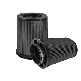 aFe POWER Momentum Intake Replacement Air Filter w/Pro 5R Oiled Media - Black, 6"x4" Inlet, 10" Tall - #24-91136K-MA