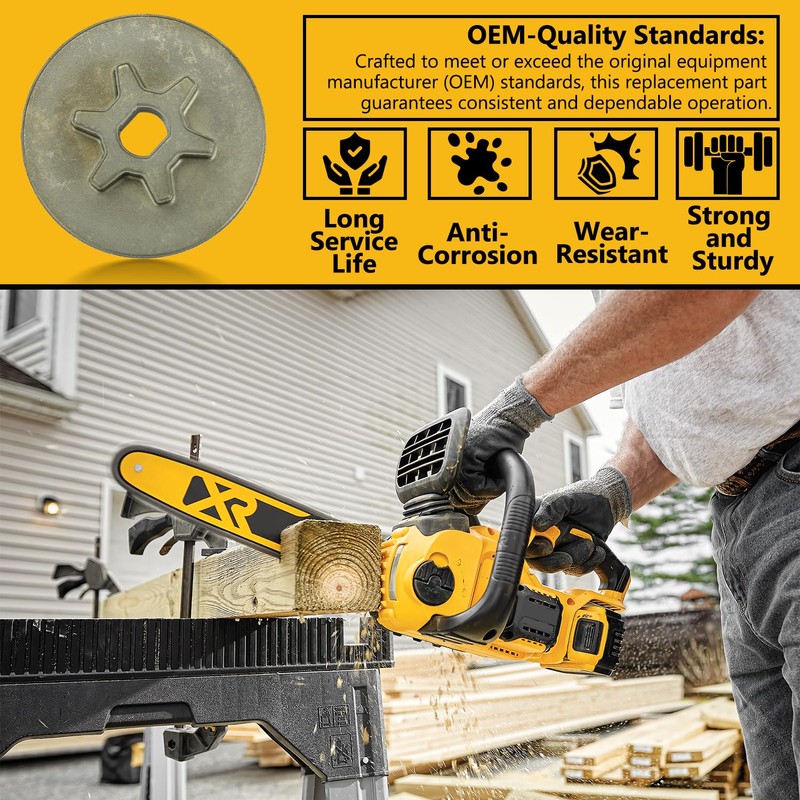 HASME 2-Pack Replacement Drive Sprockets for Dewalt Chainsaw Replaces for