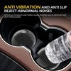 Zikefest 2PCS Car Cup Holder Coasters, 2.75 Inch Carbon Fiber