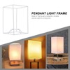 Hemobllo DIY Lamp Shade Frame - Iron Lampshade Frame Metal