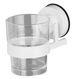Gecko White Bathroom Tumbler Holder with Tumbler