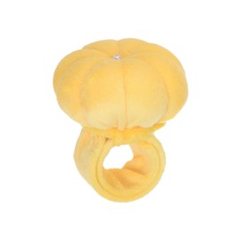 HARFINGTON Wrist Pin Cushions Band Sewing Needle Cushion Needle Holder Pincushions for Sewing Quilting Needlework DIY Crafts, Dark Yellow